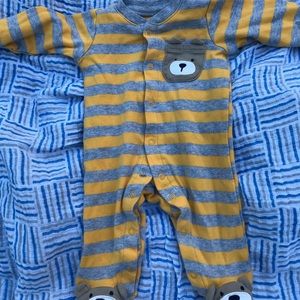 Little Wonders bear footie onesie